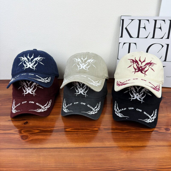Herre Brodert Grafisk Baseball Caps Skanto