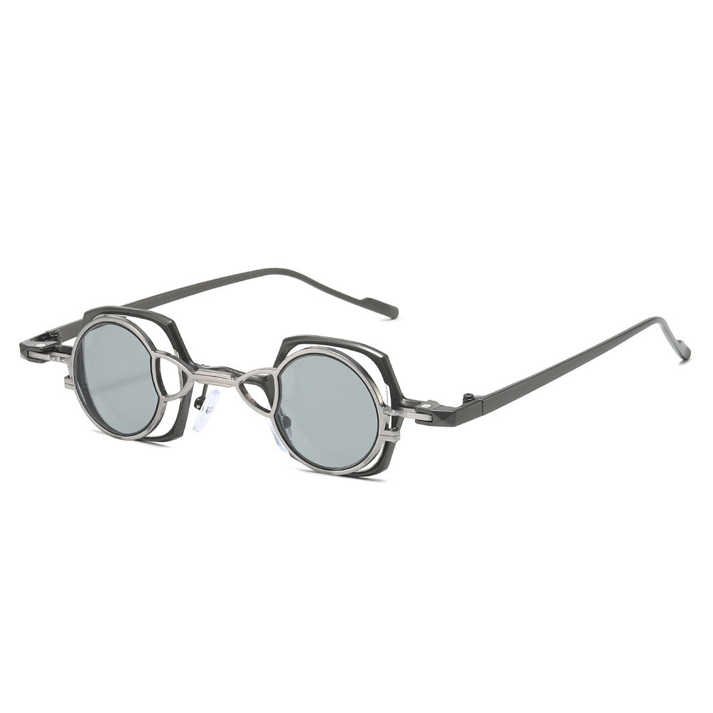 Dame moteriktig solbrille med unikt rammedesign Skanto
