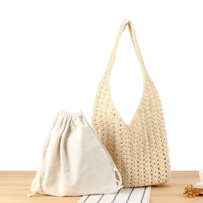 Makramee Tragetaske med Innovativt Design Skanto