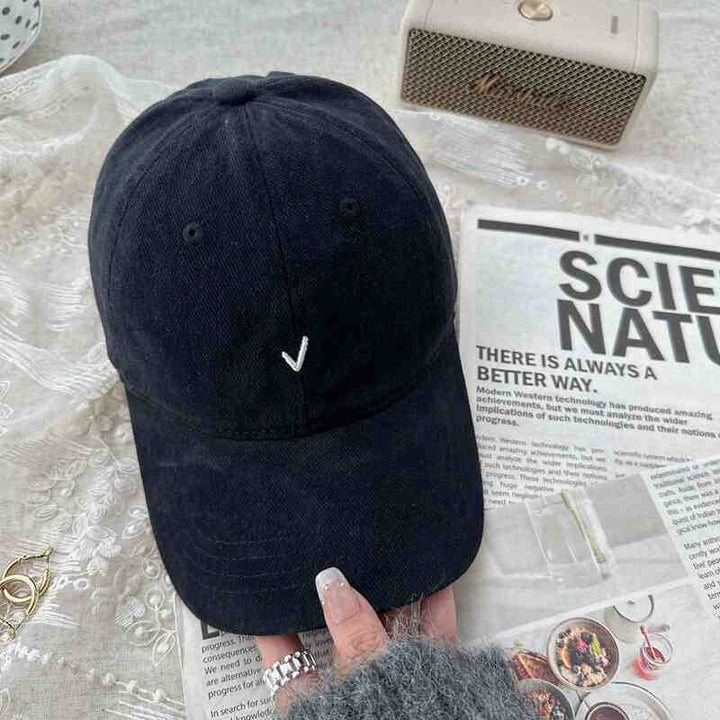 Kvinne Casual Denim Baseball Caps Skanto