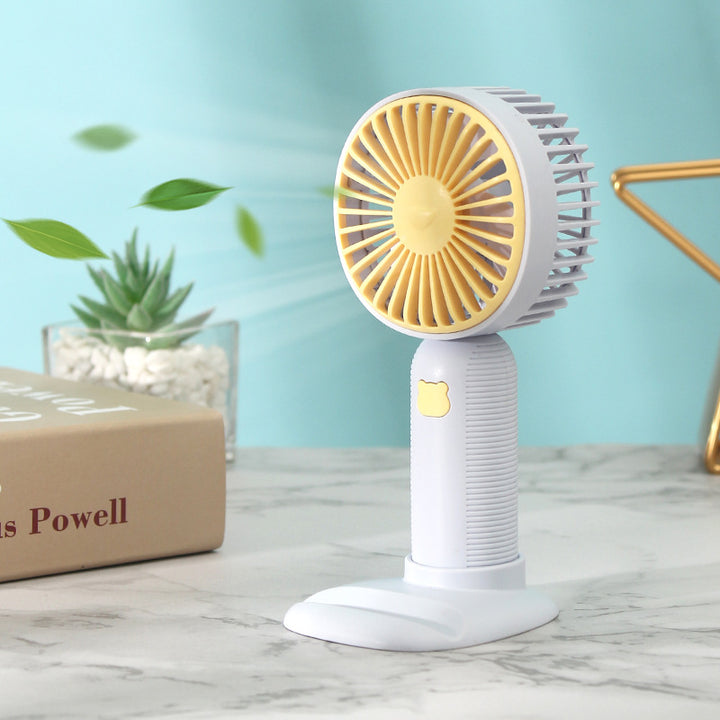 Kvinnelig bærbar USB håndholdt vifte med kreativ design Skanto