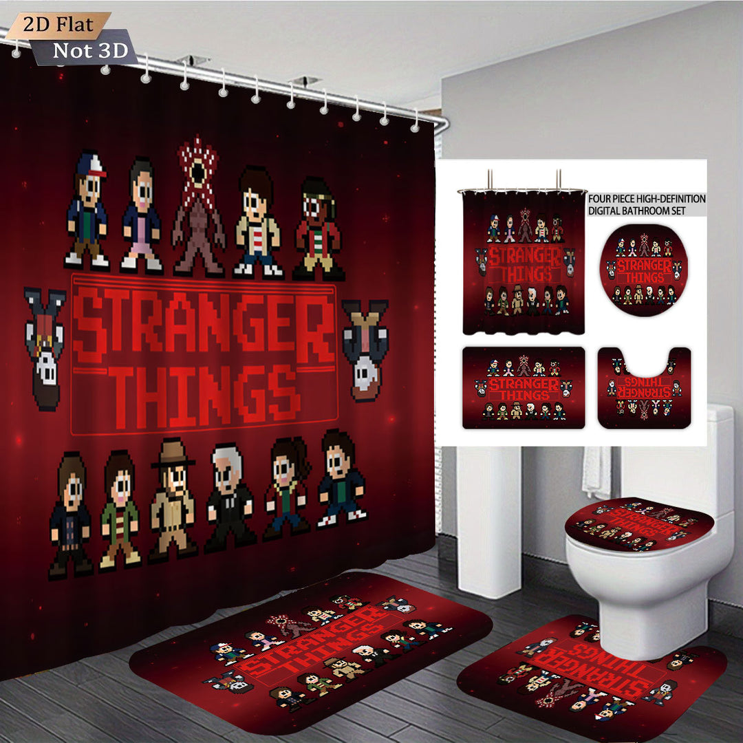 Stranger Things Eventyrtema Digital Badeanlegg Sett Skanto