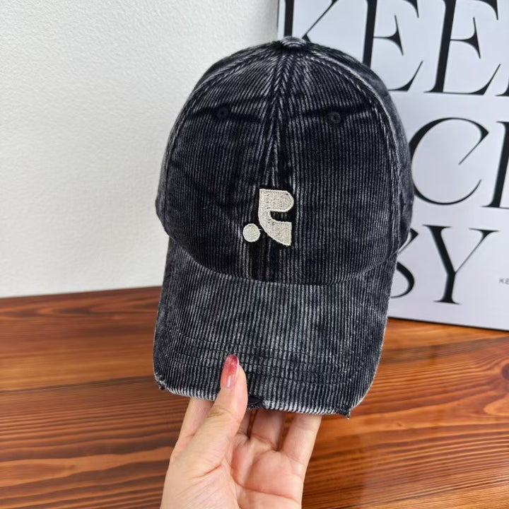 Kvinnenes fløyels teksturerte baseball cap Skanto