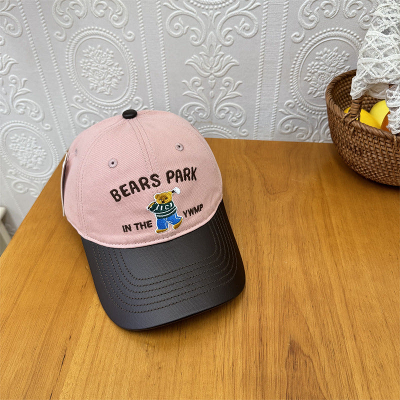 Unisex Brodert Lekne Bjørne-tema Caps Skanto