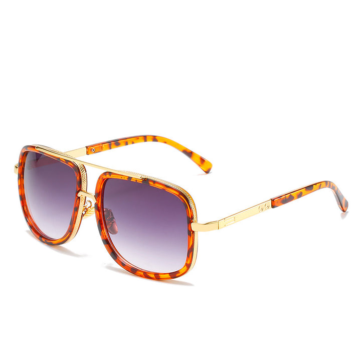Dame kvadratisk solbrille med luksuriøse detaljer Skanto