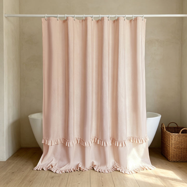 Elegant Ruffled Dusjforheng Skanto