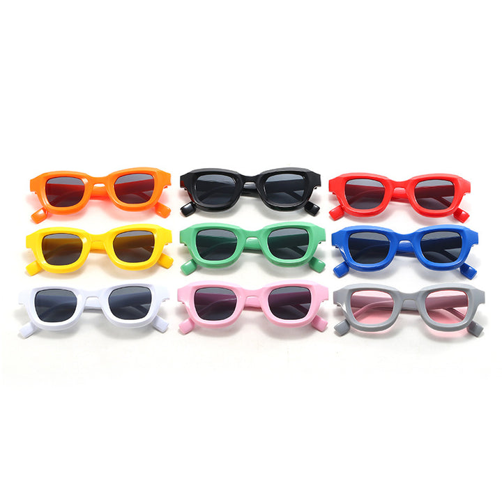 Dame Moderne Geometrisk Solbrille Skanto