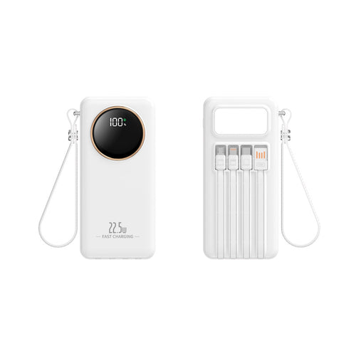 Høyytelses hurtiglade-powerbank med digital skjerm Skanto