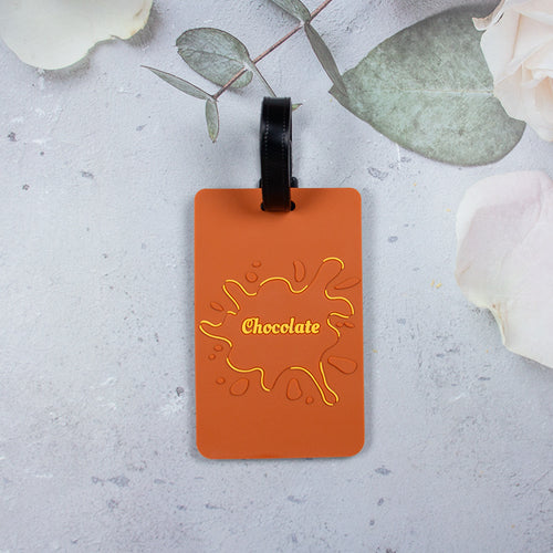 Fun Chocolate Splash Bagasje Tag Skanto