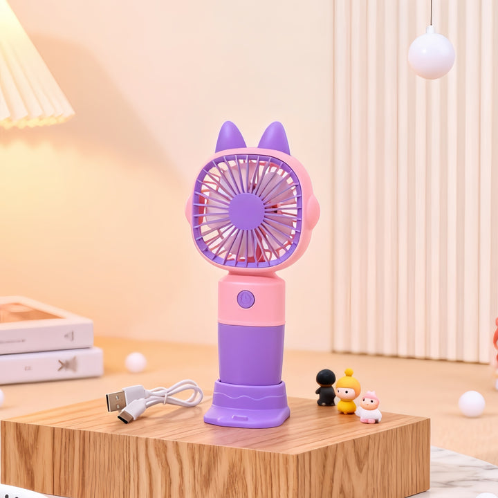 Damer Bærbar Dyre Mini-Ventilator med USB-tilkobling Skanto