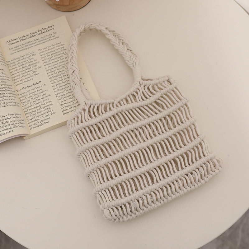 Flettet Makramee Crossbody Bag Skanto