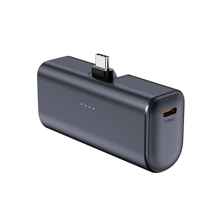 Bærbar powerbank med integrert type-C kontakt og LED-skjerm Skanto