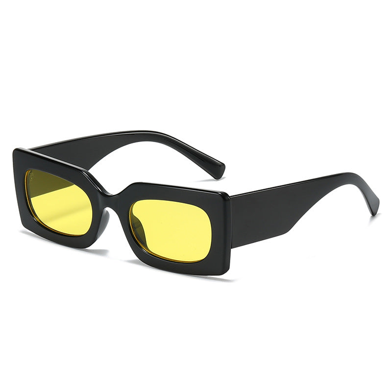 Dame Fashion-solbrille i moderne firkantet design Skanto