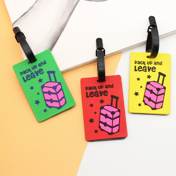 Unisex kreativ koffertag i bussdesign Skanto