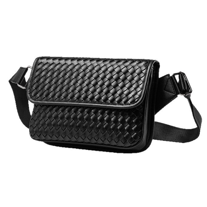 Elegant skulderveske med flettet design Skanto