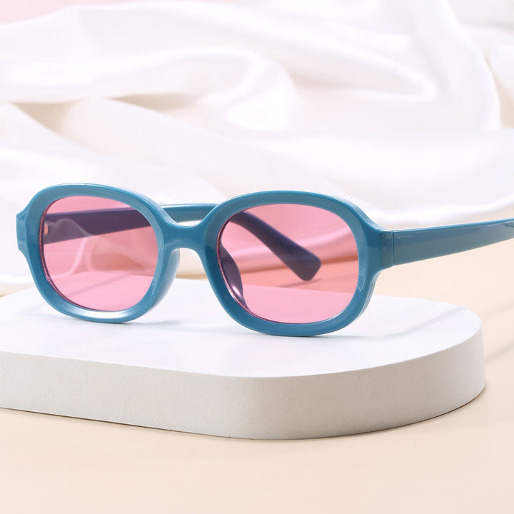 Dame moteriktig geometrisk solbrille med UV-beskyttelse Skanto
