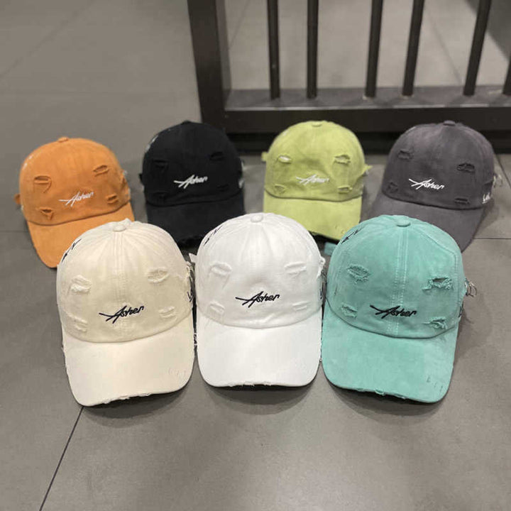 Unisex Slittet Jean Justerbar Caps Skanto