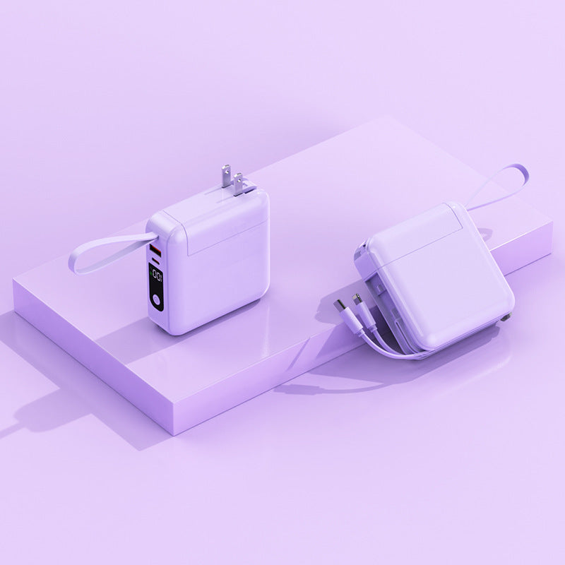 kompakt Ladeadapter med integrert kabel Skanto