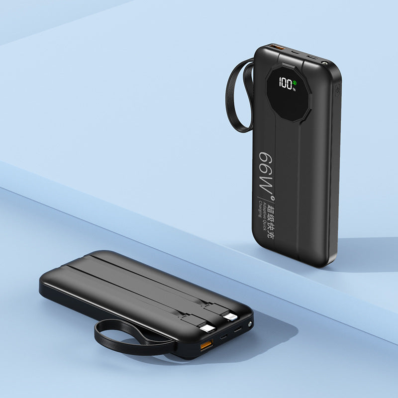 Høytytende powerbank med digital ladeindikator Skanto