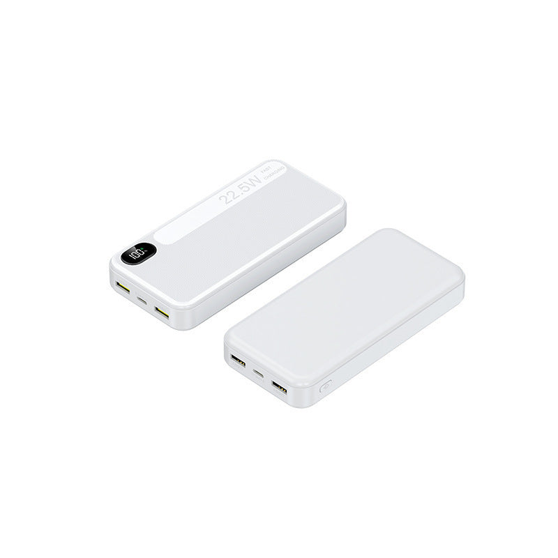 Bærbar powerbank med hurtigladingsfunksjon og digitalt display Skanto