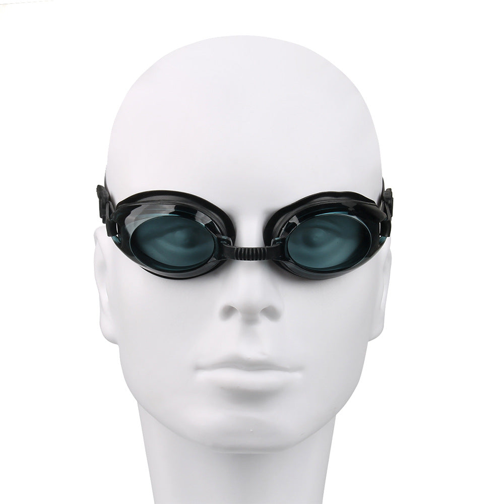 Svømmebrille med ripefrie linser og justerbart hodebånd Skanto