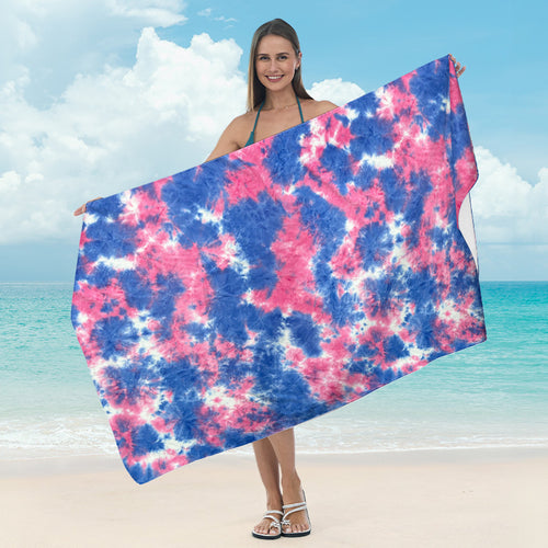 Strandhåndkle med unikt batikdesign Skanto