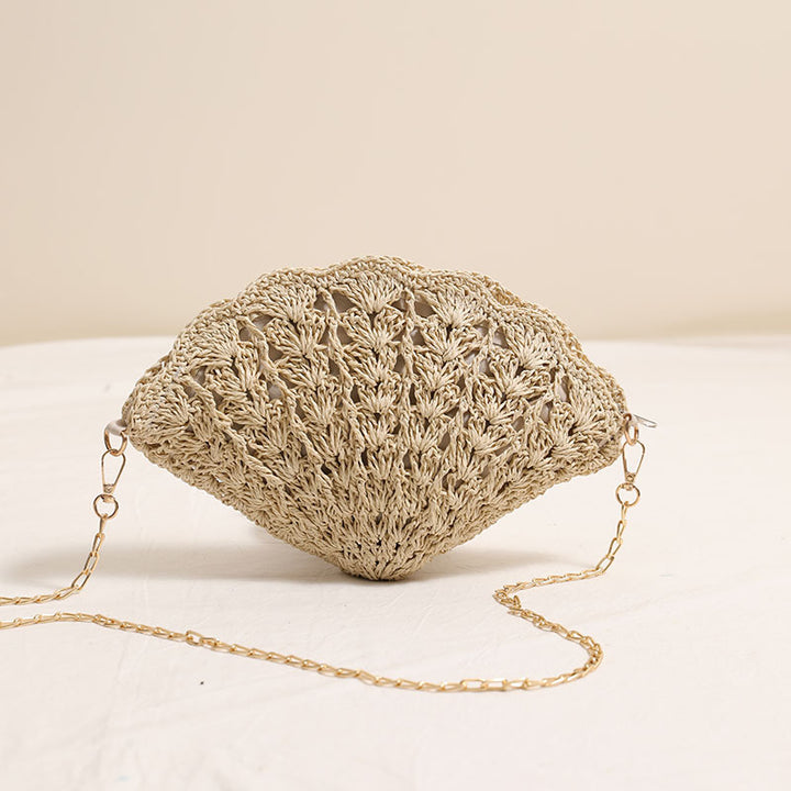 Elegant Clutch-veske i skjelldesign Skanto