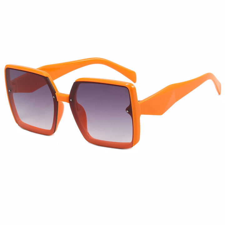 Dame overdimensjonert kvadratisk solbrille Skanto