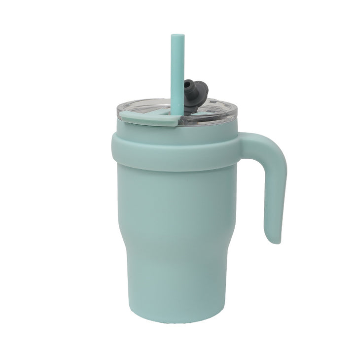 Dame Isolert To-Go-Kopp med Ergonomisk Håndtak og Fleksibel Strå Skanto