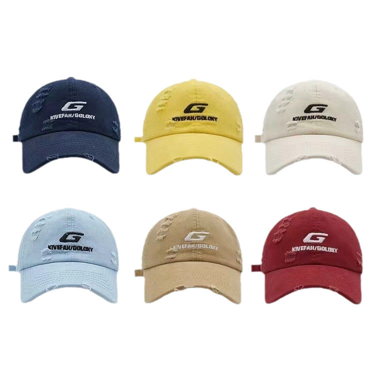 Herre Slitt Casual Baseball Caps Skanto