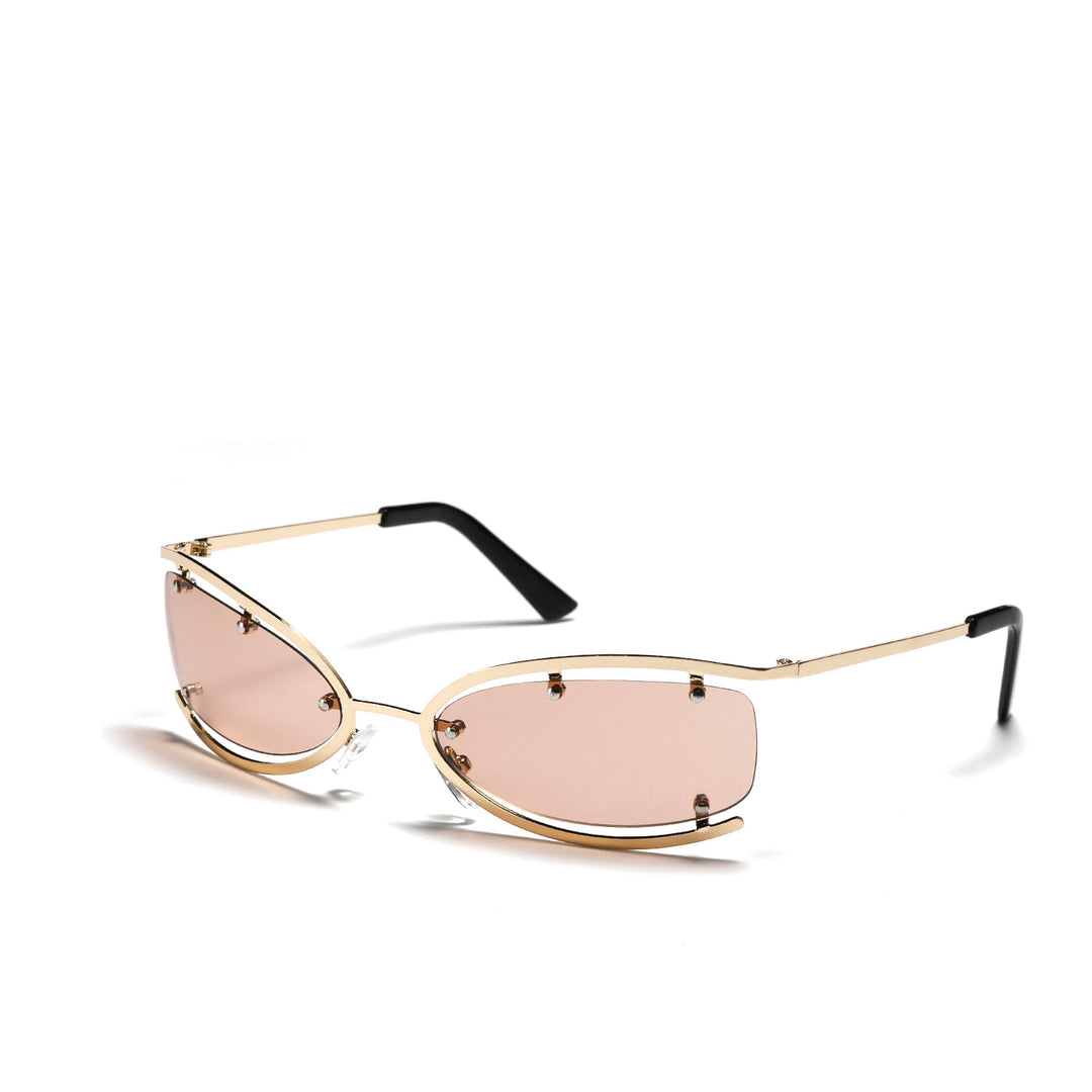 Dame moterik solbrille med unik ramme konstruksjon Skanto