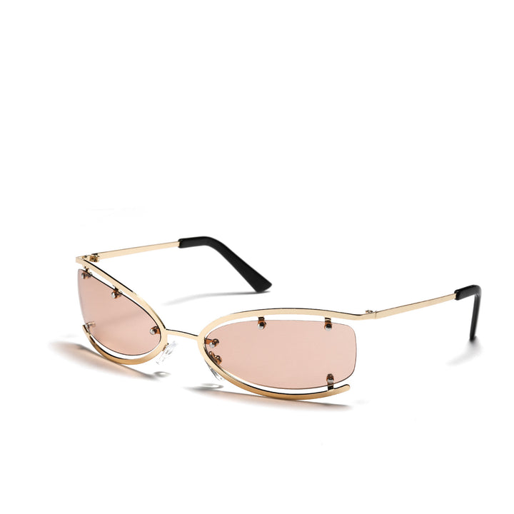 Dame moterik solbrille med unik ramme konstruksjon Skanto