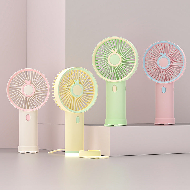 Unisex Bærbar Mini-vifte med ergonomisk design og søt dyrefigur Skanto