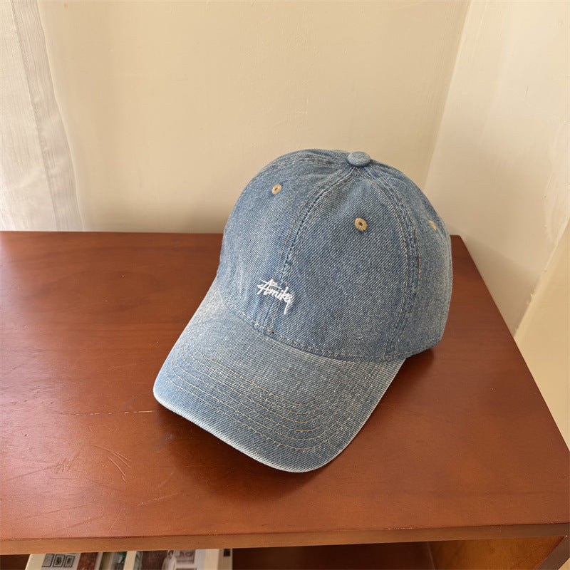 Herre Stilig Denim Baseball Caps Skanto