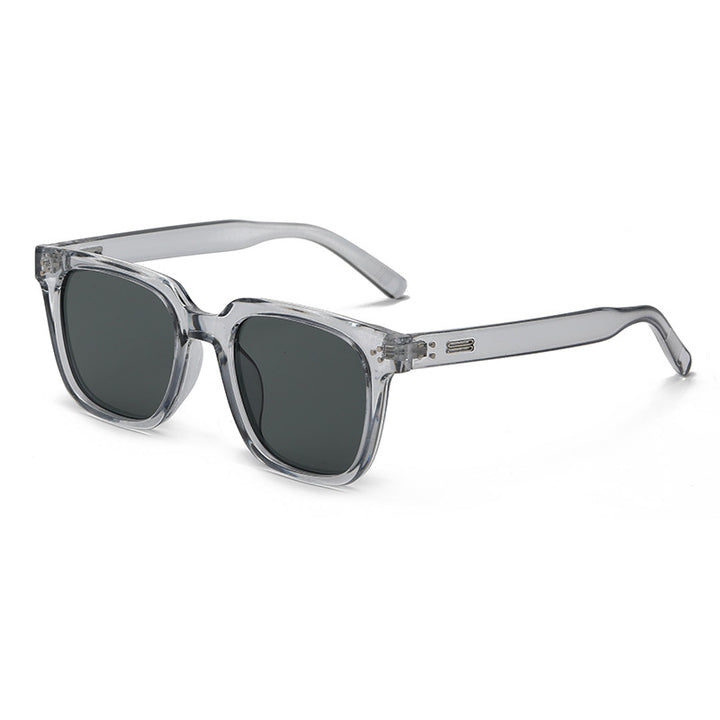 Dame solbrille i moderne kvadratdesign med polariserte linser Skanto