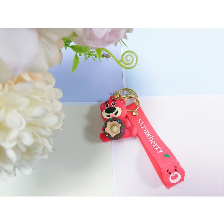 Unisex Cute Bear-themed Keychain Skanto