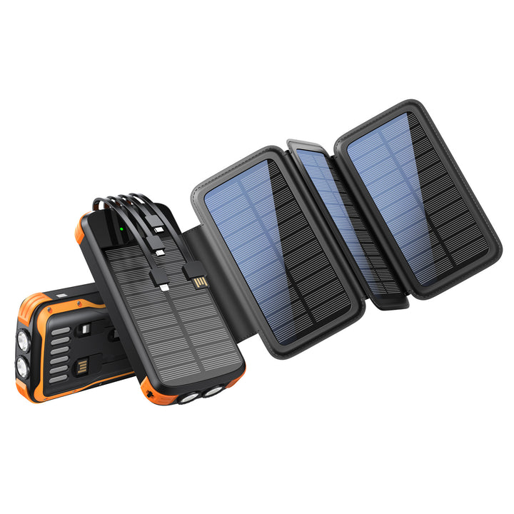 Solar-lader med powerbank og LED-lamper Skanto