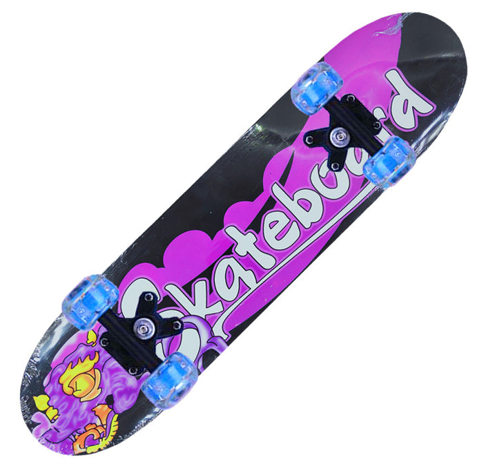 Jenters tegneseriefigur mini skateboard Skanto