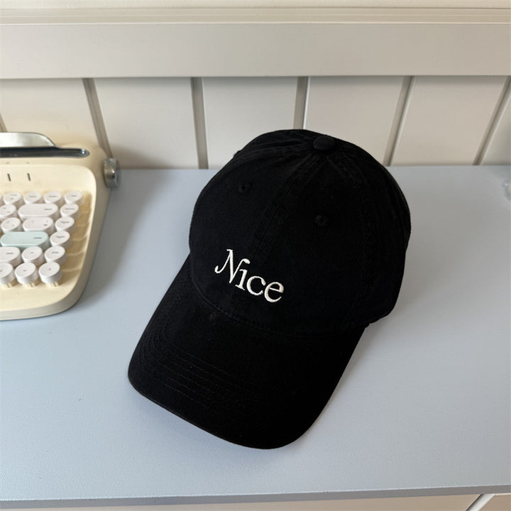 Kvinnebrodert bomull baseballcap Skanto