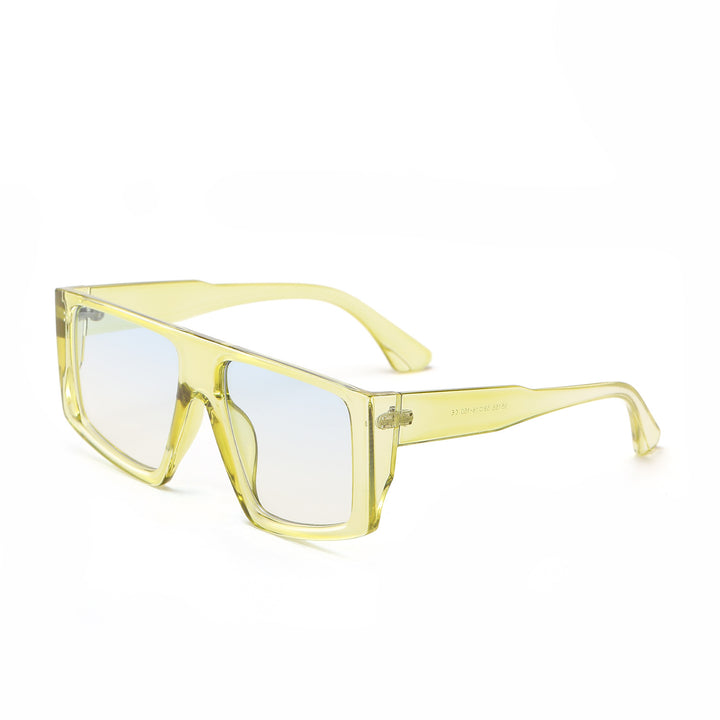 Dame oversized geometrisk solbrille Skanto