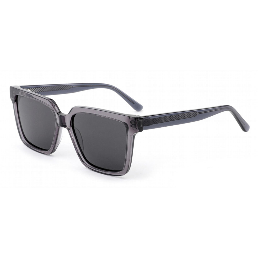 Dame kvadratisk solbrille med moderne plastikkramme og UV-beskyttelse Skanto