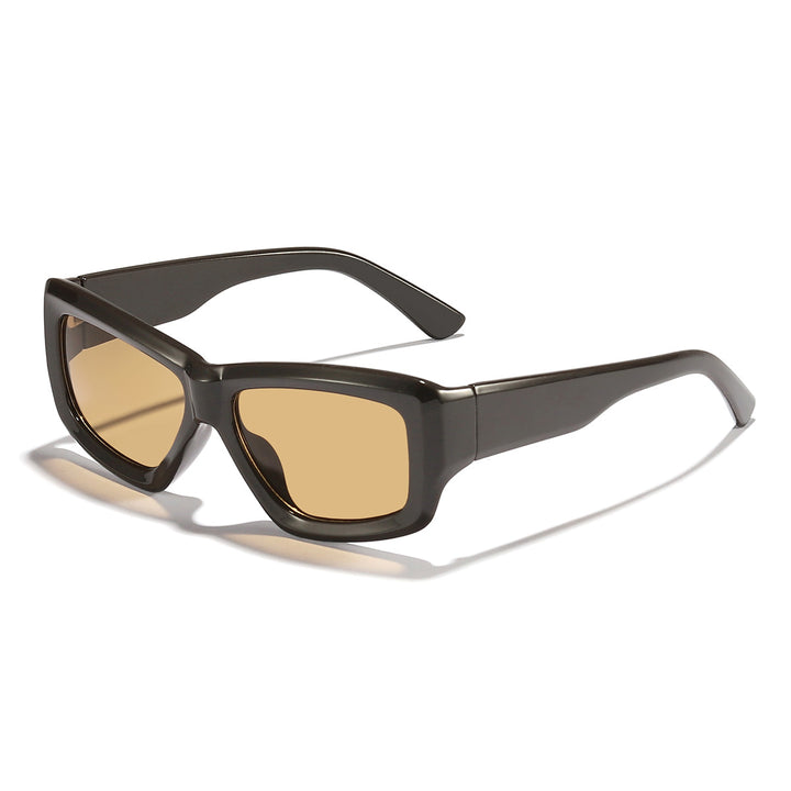 Dame moteriktig solbrille i unik ramme Skanto