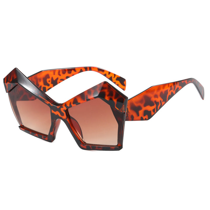 Dame geometrisk designerbrille Skanto