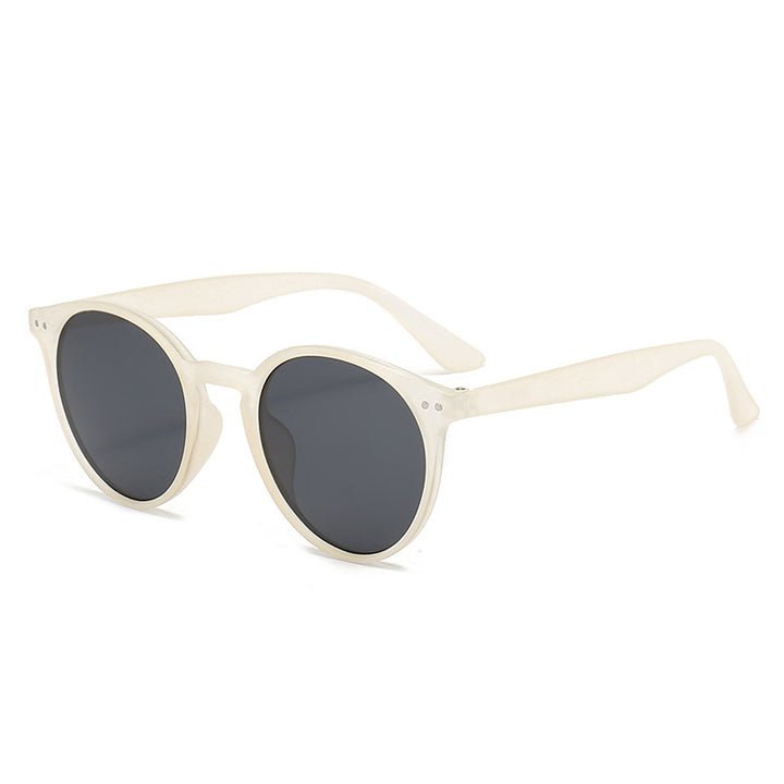 Dame Cat-Eye solbriller med transparent ramme Skanto