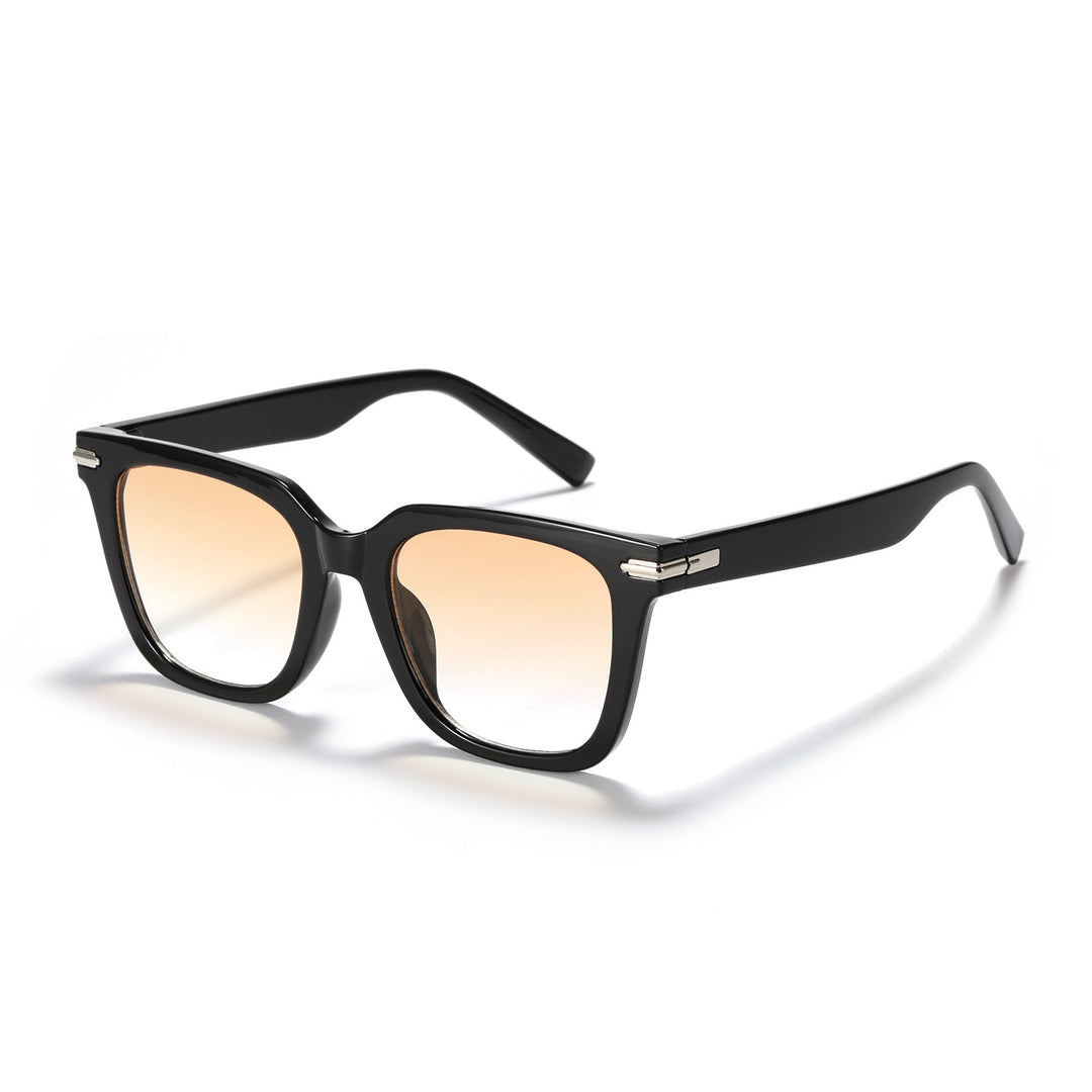 Dame moteriktig quadratisk solbrille med høykvalitets glass Skanto
