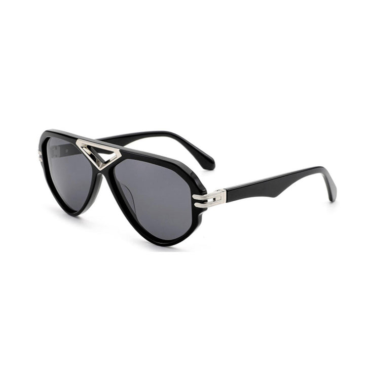Damer elegant solbrille med markant ramme Skanto