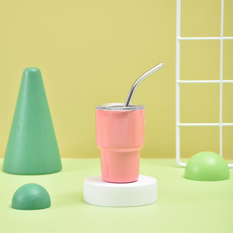 Unisex Isolert Drikkebecher med Rustfritt Stål Straw Skanto