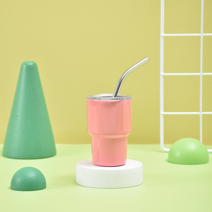 Unisex Isolert Drikkebecher med Rustfritt Stål Straw Skanto