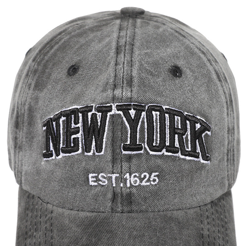 Men's Distressed Embroidered Dad Hat Skanto