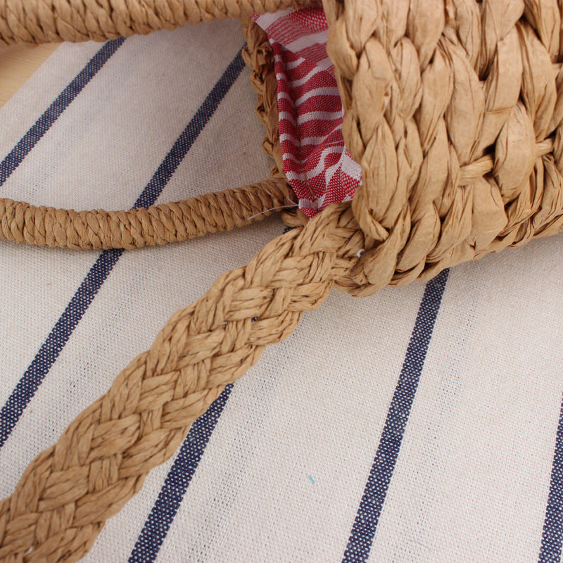 Handbag with fruity crochet motif Skanto